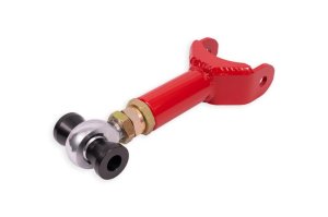 Ford Shelby GT500 Control Arm - Upper - BMR Suspension - On-Car Adjustable, DOM, Rod End - Red - `11-`14